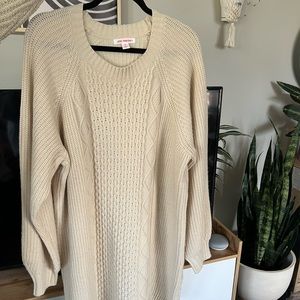 Cable knit sweater dress from joe fresh